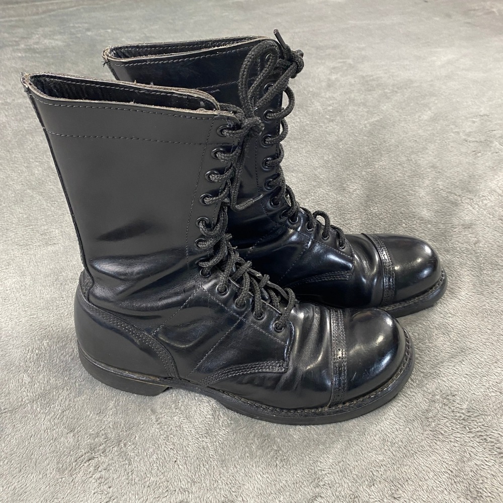 Corcoran Jump Boots Mens 10 D Black Leather Cap‎ Toe Paratrooper Combat 1500